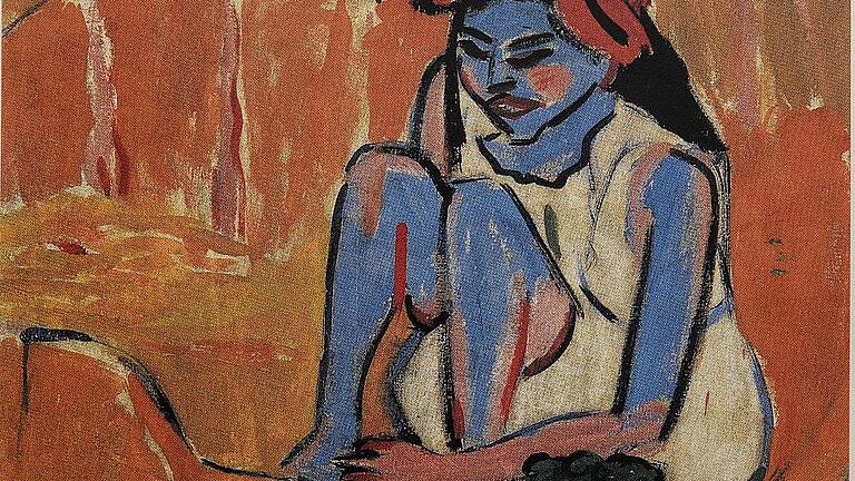&bdquo;Das blaue Mädchen in der Sonne&ldquo; von Ernst Ludwig Kirchner (1910) aus der Sammlung Gerlinger