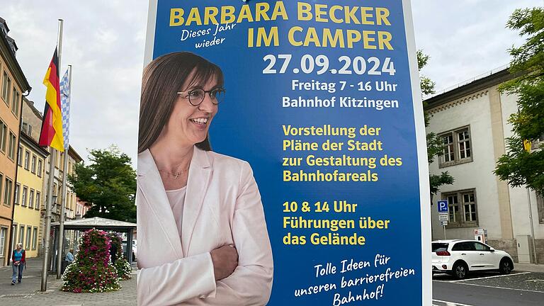 Die Landtagsabgeordnete für den Stimmkreis Kitzingen, Barbara Becker (CSU), ruft zum Aktionstag für einen barrierefreien Bahnhof in Kitzingen auf.