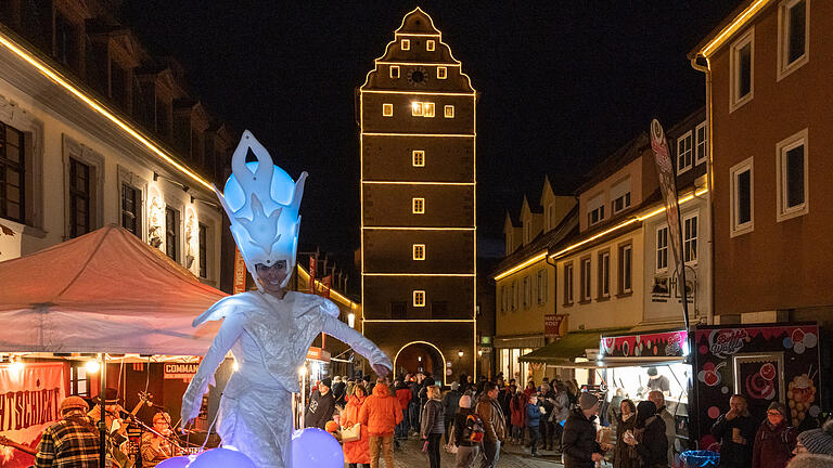 Bilder von der langen Einkaufsnacht in Bad Neustadt