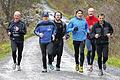 Gemeinsam unterwegs: Für die Teilnehmer am Sponsorenlauf ging es querfeldein durch Ostheim und Umgebung.