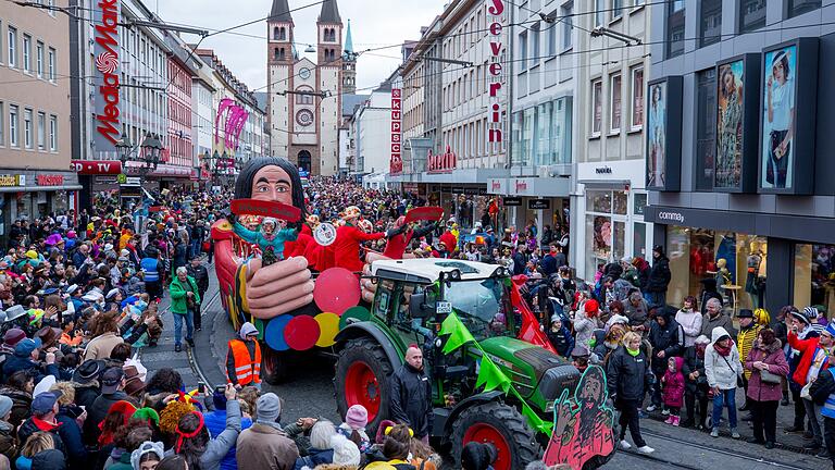 Viele Zehntausende Narren werden am Sonntag wieder den Weg des Würzburg Faschingszuges säumen. Polizei und Rettungskräfte sind vorbereitet.