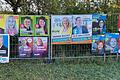 Ausgezählt: die Landtagswahl im Stimmkreis Kitzingen. Hier eine Plakatwand in Wiesenbronn. Von dort kommt die Wahlsiegerin Barbara Becker (CSU).