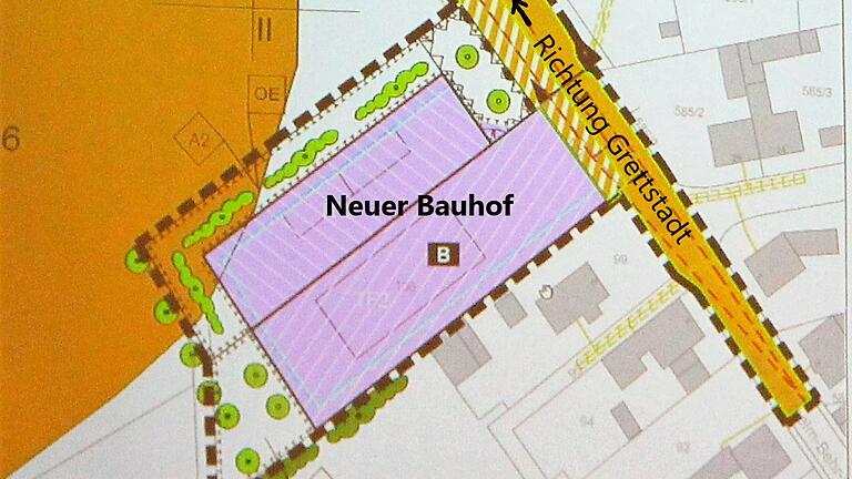Am Ende der Wilhelm-Behr-Straße entsteht der neue Sulzheimer Bauhof. Der Gemeinderat hat den Planentwurf der Planungsschmiede Braun am Montag abgesegnet. Am Ende der Wilhelm-Behr-Straße entsteht der neue Sulzheimer Bauhof. Der Gemeinderat hat den Planentwurf der Planungsschmiede Braun am Montag abgesegnet.