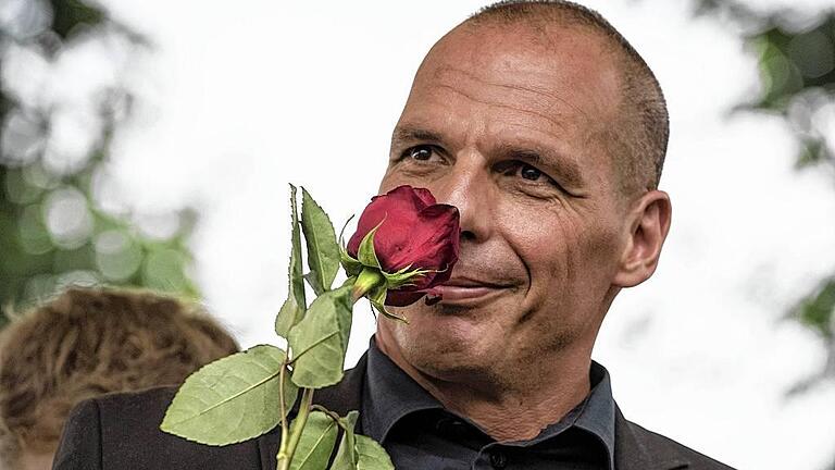 FRANCE-GREECE-ECONOMY-EUROPE-PS       -  Bei einer Veranstaltung in Frankreich: Gianis Varoufakis