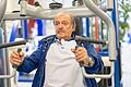 Auch heute noch trainiert der ehemalige erfolgreiche Kraftsportler Rainer Griebl regelmäßig mindestens dreimal pro Woche im Fitnessstudio.
