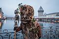 Karneval in Luzern       -  Die Fasnacht im Februar ist ein Anziehungspunkt, aber die meisten Touristen reisen im Sommer nach Luzern. (Archivbild)