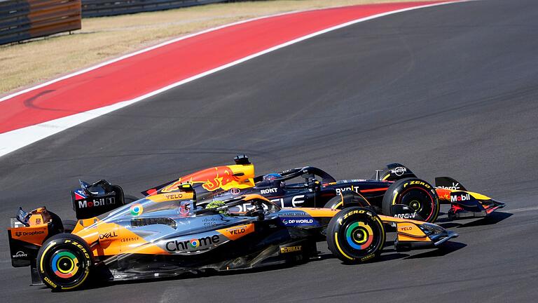 Großer Preis der USA       -  Ein Zweikampf mit Folgen für Lando Norris.