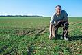 Weizenbauer Andreas Römert hat den Weizen auf seinem Feld bei&nbsp;Egenhausen bereits im Herbst letzten Jahres ausgesät.