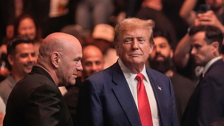 Wahlkampf in den USA - Dana White       -  Der Chef der Kampfsport-Organisation UFC, Dana White, hält zu Trump. (Archivbild)