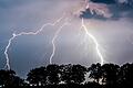 In Unterfranken hat es nach den Hitzerekorden vom Wochenende abgekühlt, die angekündigten Gewitter blieben aber bisher größtenteils aus. Wann es dennoch am Himmel kracht.