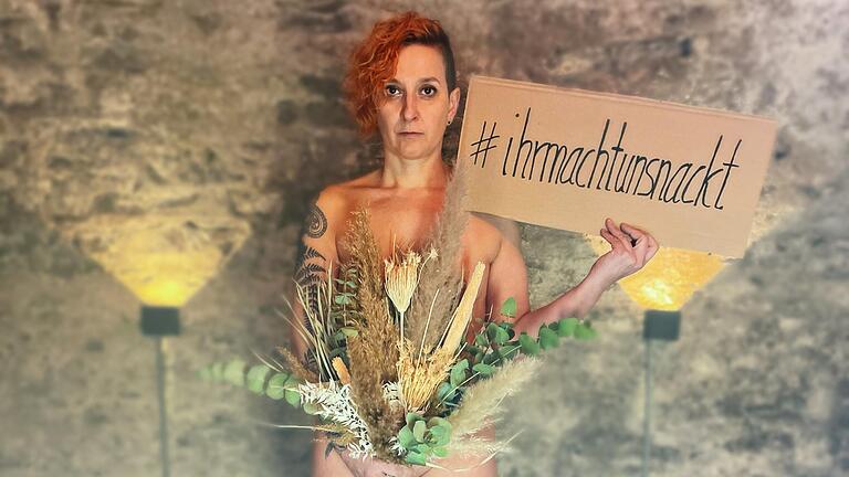 Floristin Patricia Weber hat auch bei der Facebook-Aktion 'Ihr macht uns nackt' mitgemacht. Floristin Patricia Weber hat auch bei der Facebook-Aktion 'Ihr macht uns nackt' mitgemacht.