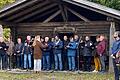 Der Männerchor Sängerhort Wenighösbach unter der Leitung von Yvi Szoncsò umrahmte die Gedenkfeier mit ergreifenden Melodien.