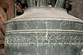 Die 500 jährige Glocke im Kichturm von Astheim ist dem Heiligen Dionysius geweiht.