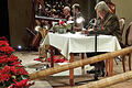 Wuchtige Alphörner bildeten die stilvolle Kulisse bei der Bergweihnacht mit Siegfried Rauch. Der bekannte Schauspieler gastierte am Zweiten Weihnachtsfeiertag zum ersten Mal in Bad Brückenau. Foto: Rolf Pralle       -  Wuchtige Alphörner bildeten die stilvolle Kulisse bei der Bergweihnacht mit Siegfried Rauch. Der bekannte Schauspieler gastierte am Zweiten Weihnachtsfeiertag zum ersten Mal in Bad Brückenau. Foto: Rolf Pralle