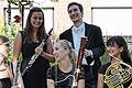 Spielt für die Senioren: das Bläserquintett &bdquo;Cinque Venti&ldquo;.