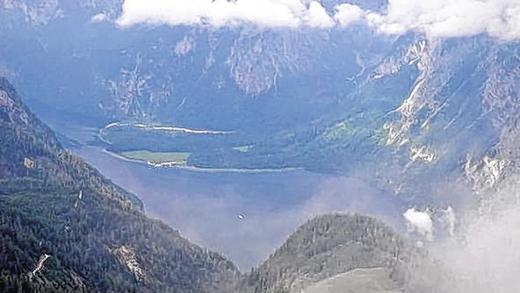 Blick vom Jennergipfel.
