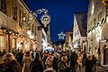 Die Menschen strömten am Wochenende wieder in großen Scharen zum Weihnachtsmarkt in Sommerhausen.