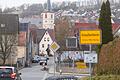 Blick auf den Ortseingang von Greußenheim. Innerhalb von nur acht Monaten hatte Bürgermeisterin Karin Kuhn&nbsp; die Bevölkerung zur zweiten Bürgerversammlung in die Geisberghalle geladen.