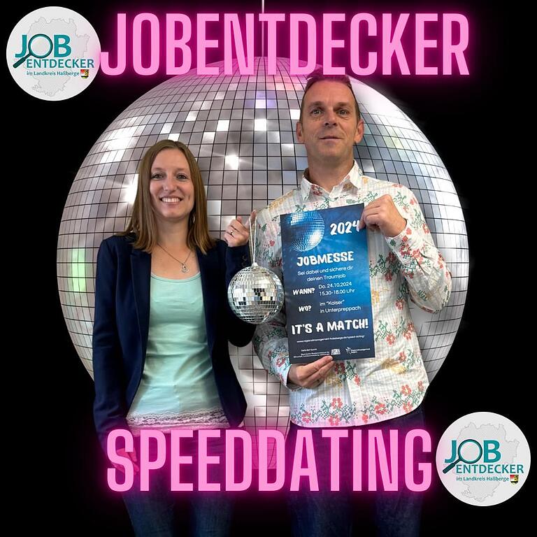 Regionalmanagerin Sonja Gerstenkorn und Bildungskoordinator Jens Weinkauf freuen sich auf zahlreiche Besucher der offenen Ausbildungs- und Jobmesse am 24. Oktober im „Kaiser“.