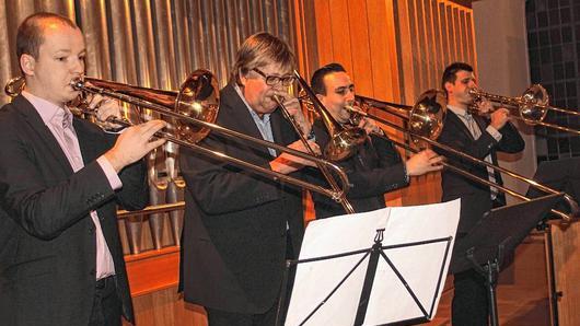 Schon im letzten Jahr trat Harry Ries (2. von links) mit seinem Quartett in Ebelsbach auf.