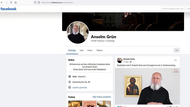 Die offizielle Internetseite von Pater Anselm Grün, prominenter Benediktinerpater und Buchautor der Abtei Münsterschwarzach. Die offizielle Internetseite von Pater Anselm Grün, prominenter Benediktinerpater und Buchautor der Abtei Münsterschwarzach.