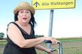 Lizzy Aumeier kommt vielleicht nicht mit dem Fahrrad, aber mit ihrem Programm 'Jetzt erst recht' nach Bad Kissingen.       -  Lizzy Aumeier kommt vielleicht nicht mit dem Fahrrad, aber mit ihrem Programm 'Jetzt erst recht' nach Bad Kissingen.
