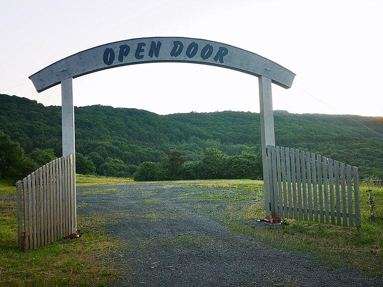 Open Door – in diesem Jahr ist das Eingangsportal zum Missio-Camp wieder aufgebaut.