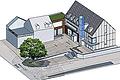 Plan: So soll es einmal aussehen, das Gemeindehaus in der Alten Feuerwehr Gerbrunn.