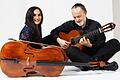 Virtuoses von Burstein & Legnani       -  (mhk)   Am Dienstag, 12. September, um 20 Uhr sind Ariana Burstein (Cello) & Roberto Legnani (Gitarre) in Wertheim im Barocksaal des Rathauses zu Gast. Ariana Burstein und Roberto Legnani präsentieren mit ihrem neuen Programm ein phänomenales und unvergleichliches Hörerlebnis mit einer spannenden Vielfalt aus Klassik und Weltmusik sowie formvollendete Eigenkompositionen. Zur Aufführung kommen Meisterwerke u. a. von Isaac Albéniz, Gaspar Sanz, Turlough O?Carolan, Enrique Granados und eine feine Arrangement-Auswahl beliebter irisch-keltischer, spanischer, osteuropäischer und lateinamerikanischer Musik. Im harmonischen Dialog mit den Kulturen verschmelzen die verschiedenen Epochen und Genres und führen das Publikum in eine magische Welt der Klänge. Leidenschaftliche Melodien, pulsierende Rhythmen und alte Stilelemente erklingen in einem kunstvoll neuen Gewand: Musik aus dem maurischen Mittelalter, hinführend ins 21. Jahrhundert, mit fließenden Grenzen zwischen abendländischer, orientalischer, asiatischer und jüdischer Kultur. Zeugnisse hoher Instrumentenbaukunst sind das von Konrad Stoll gebaute Cello und die preisgekrönte Hopf-Gitarre &bdquo;La Portentosa&ldquo;. Die beiden charismatischen Künstler lassen ihre hochwertigen Instrumente sprechen, ihre Musik berührt und beglückt zugleich. Das Duo öffnet den Zuhörern eine Pforte zur faszinierenden Klangwelt: zwei Virtuosen mit Elan und einer Intensität, die in ihrem Temperament von imponierender Perfektion und überraschender instrumentaler Rollenverteilung sind. Roberto Legnanis präzises Spiel ist von höchster eleganter Meisterschaft, während Ariana Bursteins bemerkenswert geschmeidiger Bogenstrich ein Gefühl der feurigen Hingabe vermittelt. Karten: ? (0 78 52) 93 30 34.