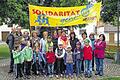 (huGO-ID: 25114545) Alle TEilnehmer am Solidaritsmarsch versammelt unter dem Motto: &ldquo;Solidarität geht&ldquo; FOTO Erhard Scholl