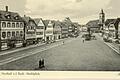 Der Marktplatz von Bad Neustadt in früheren Zeiten (Aufnahme etwa aus den vierziger Jahren).