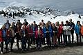 Wandergruppe im Naturpark 'Wilder Lech'.