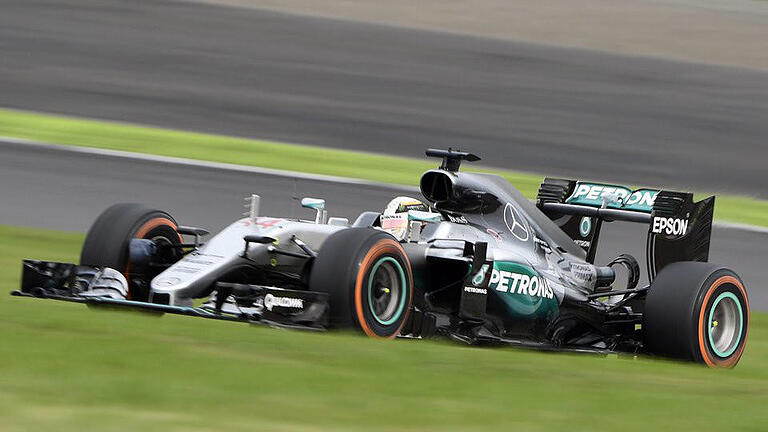 Lewis Hamilton - Lewis Hamilton landete auf Platz drei. Foto: Franck Robichon Lewis Hamilton - Lewis Hamilton landete auf Platz drei. Foto: Franck Robichon
