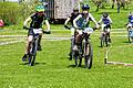 Um einen Startplatz beim Landesentscheid Mountainbike haben 198 Starter beim Regionalentscheid in Rappershausen gekämpft.