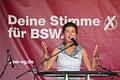 Sahra Wagenknecht       -  Parteigründerin Sahra Wagenknecht will zur Stationierung von Mittelstreckenraketen die Bevölkerung befragen (Archivbild)