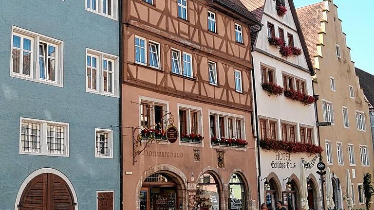 Das Hornburghaus: Hier lebte der Bürgermeister, der die Reformation in Rothenburg durchsetzte.ULRICH TRAUB