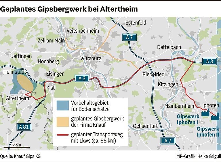 Bayerns größtes Bergwerk: Fakten über Knaufs umstrittenes Mega-Projekt bei Würzburg Bayerns größtes Bergwerk: Fakten über Knaufs umstrittenes Mega-Projekt bei Würzburg