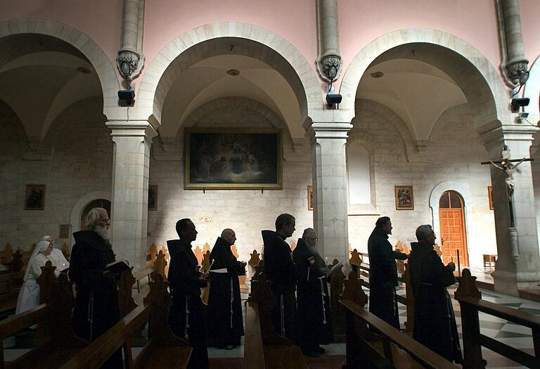 Die Geburtskirche in Bethlehem – hier stand einst die Orgel, deren Pfeifen vor den anrückenden Sarazenen in Sicherheit gebracht werden mussten.