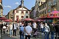 Bei bestem Spätsommerwetter war Bad Kissingen am Sonntag gut besucht.