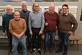 Auf dem Foto (von links): Karlheinz Hohlt, Klaus Vogt, Norbert Kornder, Peter Paul Krenek, Paul Metzger, Bürgermeister Roman Menth.