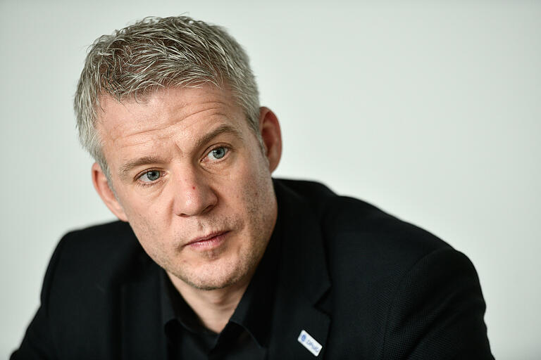 Thorsten Grimm ist seit Ende 2019 Bezirkschef der Deutschen Polizeigewerkschaft. Thorsten Grimm ist seit Ende 2019 Bezirkschef der Deutschen Polizeigewerkschaft.