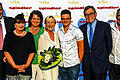 Anne Schusser und Leopold Raab gewinnen die Königsklasse       -  (pm)   Starke Ergebnisse gab es beim Golfturnier um den &bdquo;Juwelier Vogl & Autohausgruppe Spindler Golf Cup&ldquo; auf der Anlage des Golfclub Würzburg. In der Königsklasse setzte sich letztlich Anne Schusser durch, die in der Endabrechnung auf hervorragende 32 Bruttopunkte kam. Leopold Raab gewann in der Männerwertung. Er hatte es am Ende auf 31 Bruttopunkte gebracht. Unser Bild zeigt die besten Akteure des Turniertages bei der Siegerehrung: (von links) Marius Schafelner (Juwelier Vogl), Robert Großkopf (Manager Golfclub Würzburg), Elly Walker (Netto-A-Siegerin), Dagmar Kröplin (Netto-B-Siegerin), Anne Schusser (Bruttosiegerin), Leopold Raab (Bruttosieger), Helmut Auer (Vize-Präsident Golfclub Würzburg), Rudi Schmidt (Netto-C-Sieger) und Frank Löwe (Autohaus Spindler).