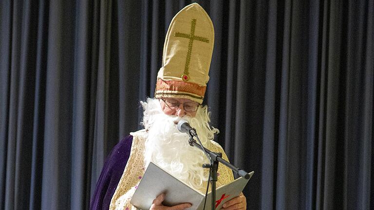 Günther Stock als Nikolaus.