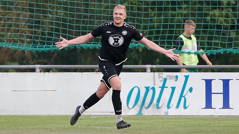 Kevin Völker erzielte zwei Tore für den ETSV Würzburg im Stadtderby beim SV Heidingsfeld.