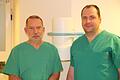 Dr. Andreas Luther (links) und Dr. Armin Döring werden ab 1. April als Belegärzte in der Hammelburger Helios Orthoclinic beginnen.