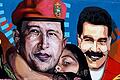 July 16 2017 Mexico EUM20170716ACT06 JPG CARACAS Venezuela PolitcsPolitica Venezuela Un mura       -  Der Vorgänger und sein Nachfolger: Beschützer des Volkes? Venezuelas Ex-Staatschef Hugo Chávez (links) und der amtierende Präsident Nicolás Maduro.
