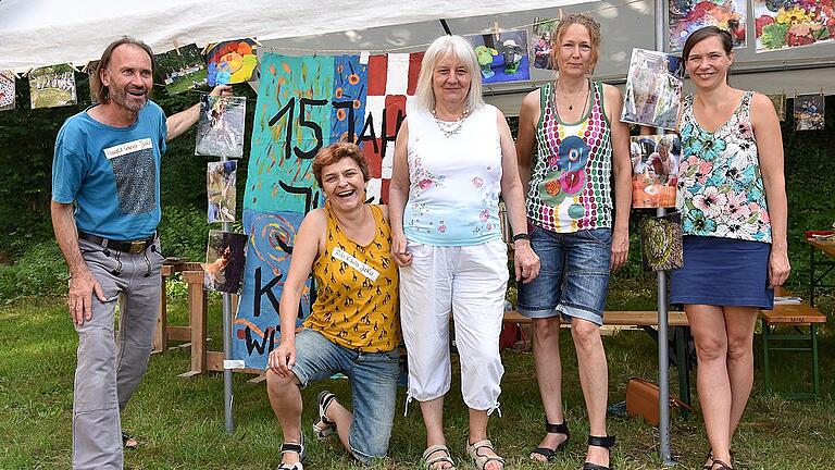 Engagieren sich in der JuKu-Karawane (von links): Harald Scherer, Rita Katharina Kolb, Constanze Hochmuth-Simonetti, Birgit Schmidt und Stefanie Kiesel (es fehlt Biba Bubetz-Krekel).