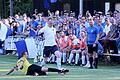 Noch kein Jahr ist es her, dass der TV Königsberg um Jonas Knauer (links) nach der Niederlage gegen Kleinsteinach auch das zweite Relegationsspiel gegen den SV Fatschenbrunn verlor und in die Kreisklasse musste. An diesem Freitag kann das Team von Trainer Enrico Wetz den direkten Wiederaufstieg in die Kreisliga perfekt machen.