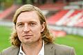 Daniel Sauer 2020 als Vorstandsvorsitzender der Würzburger Kickers im Dallenberg-Stadion. Der ehemalige Kickers-Boss arbeitet heute in der freien Wirtschaft.