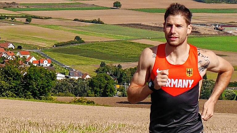 Eingekleidet war Manuel Stöckert (im Bild) schon. Er war bei den Leichtathletik-Europameisterschaften in Amsterdam für den Halbmarathon vorgesehen, muss aber wegen einer Blinddarm-Operation passen.